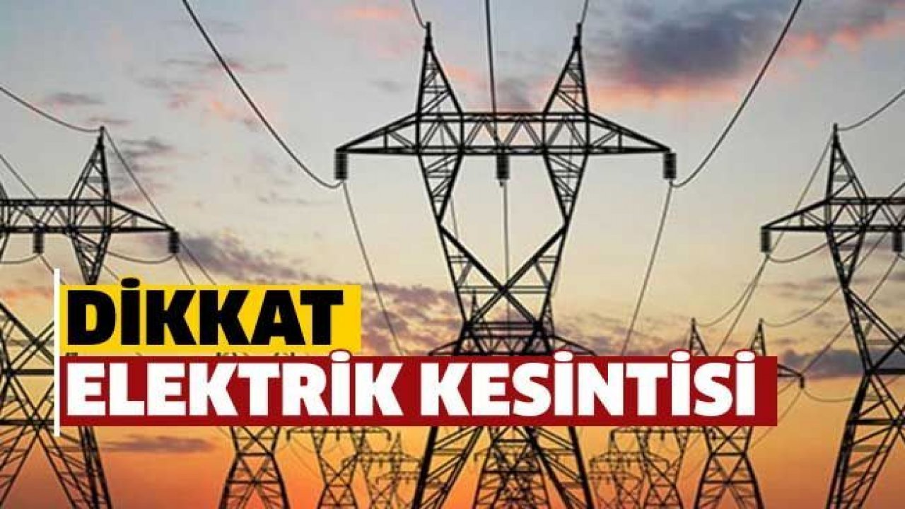 Ula’da Elektrik Kesintisi Duyurusu