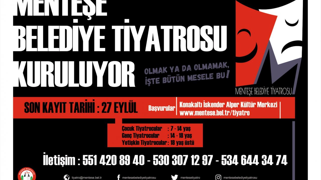 Menteşe Belediye Tiyatrosu Kuruluyor