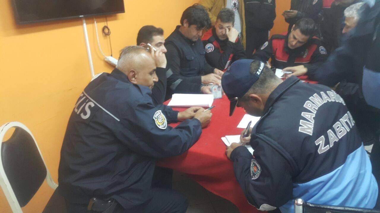 Zabıtadan kumar baskını