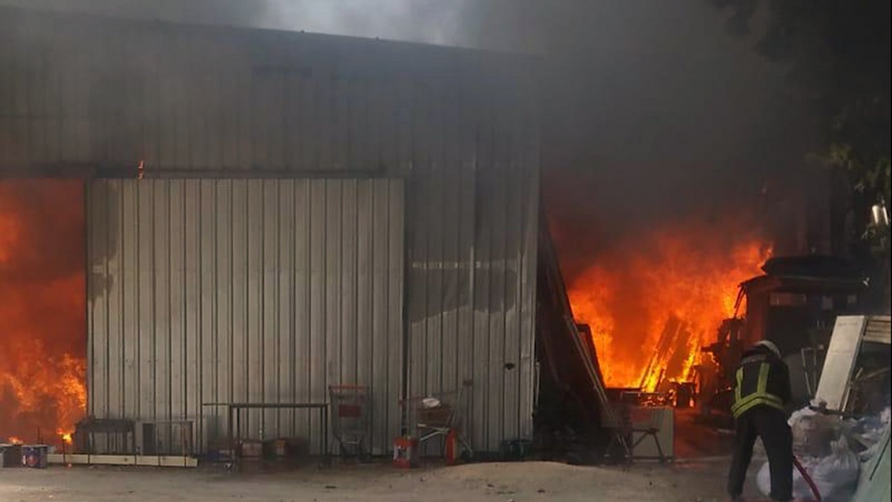 Marangoz Atölyesi Alevlere Yenik Düştü