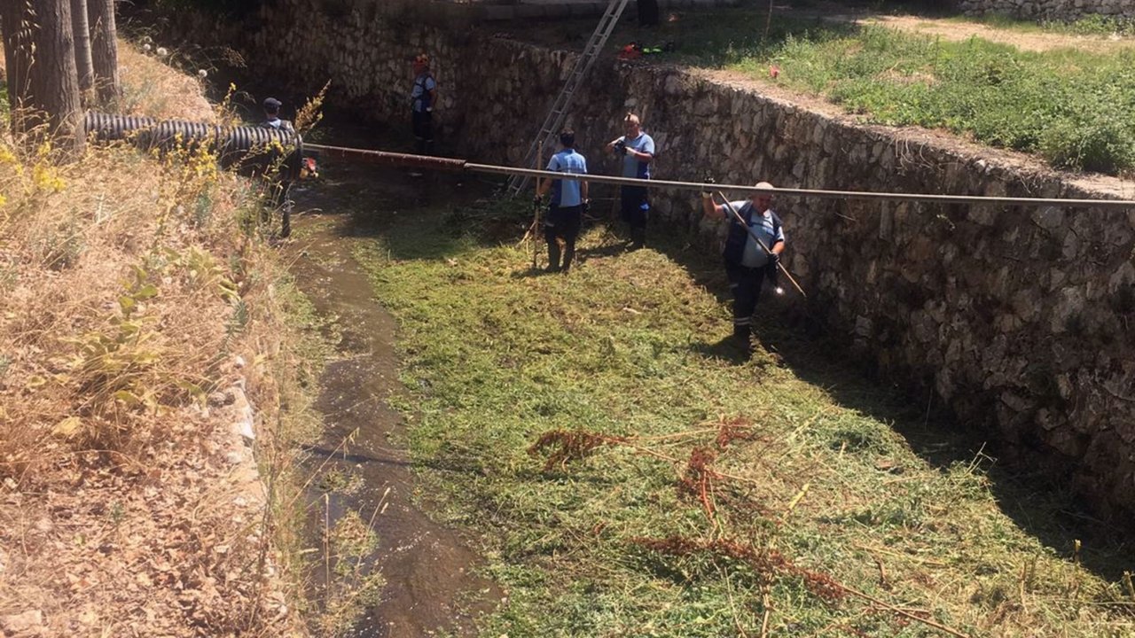 Muğla Büyükşehir 17 Kilometre Dere Temizliği Yaptı