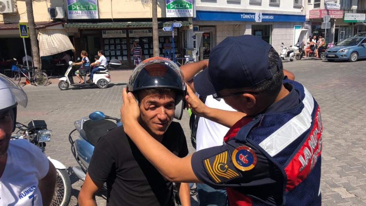 Jandarmadan Ceza Yerine Kask