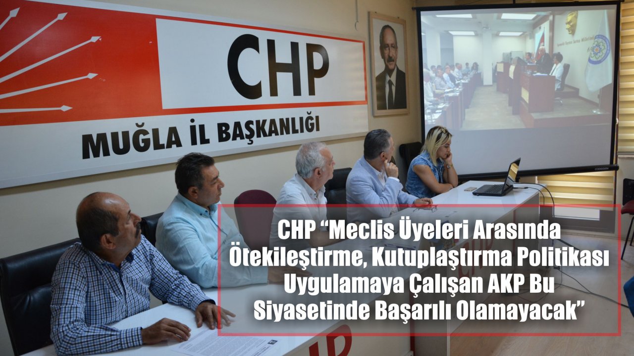 CHP'den Basın Açıklaması
