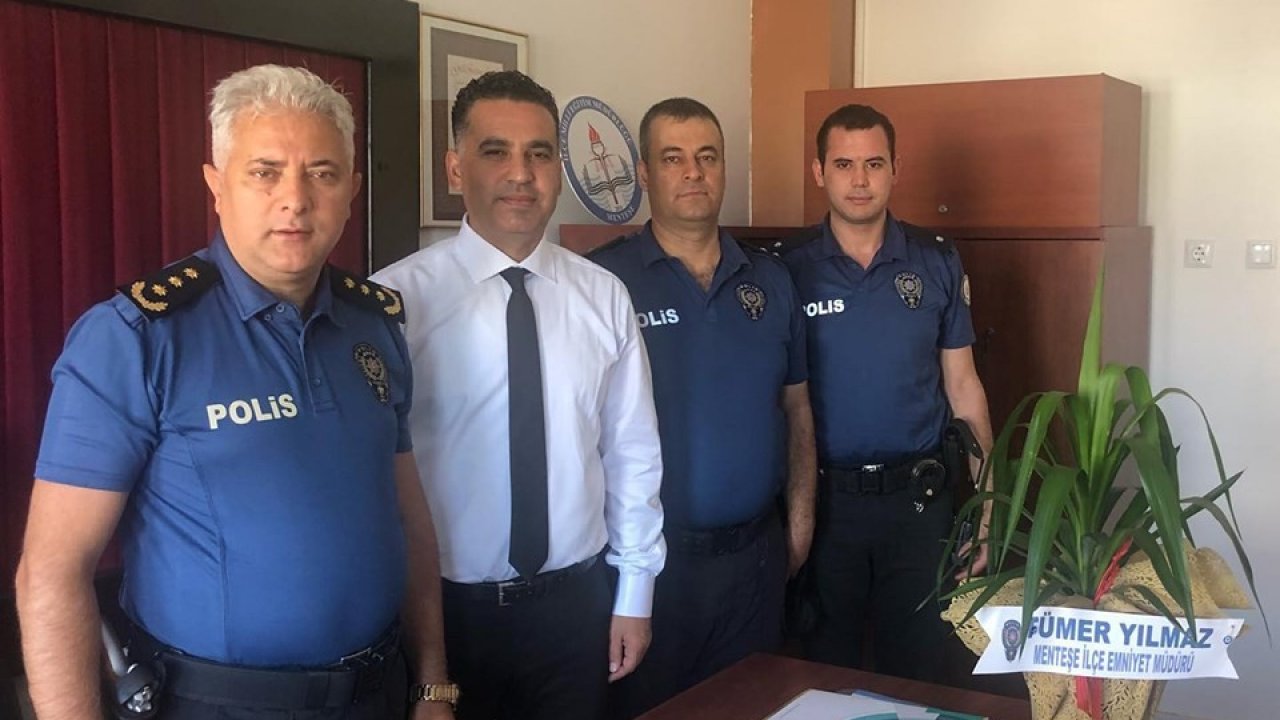 İlçe Emniyet Müdürlüğü'nden İlçe Milli Eğitim Müdürlüğü'ne Ziyaret