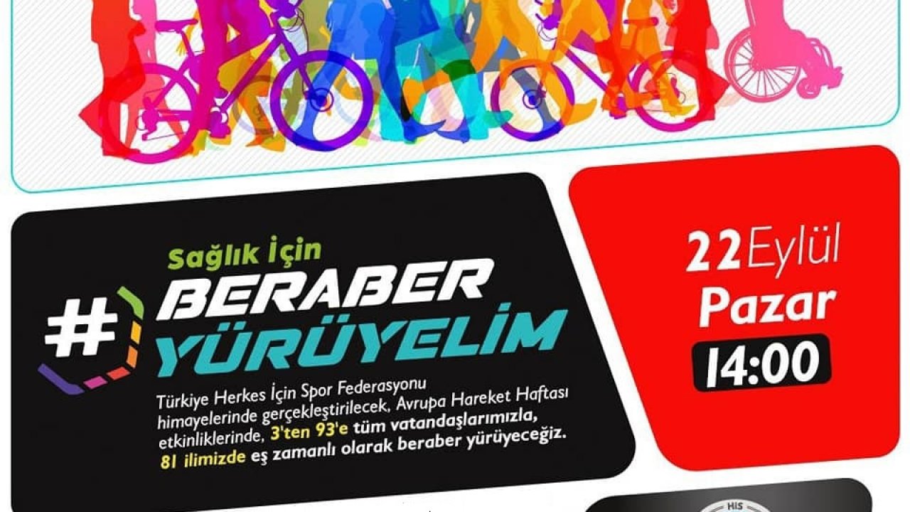 Avrupa Hareketlilik Haftası Yürüyüşle Kutlanacak