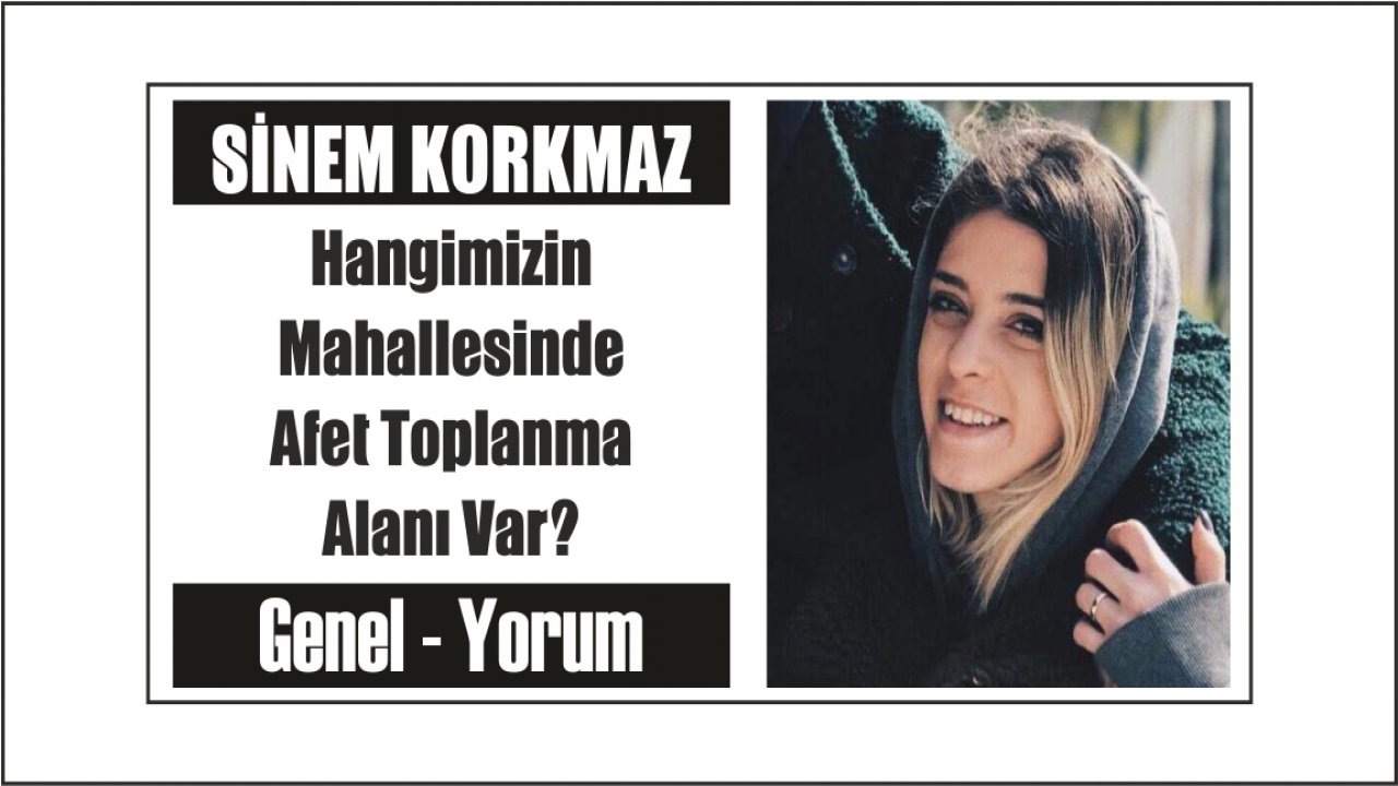 Hangimizin Mahallesinde Afet Toplanma Alanı Var?