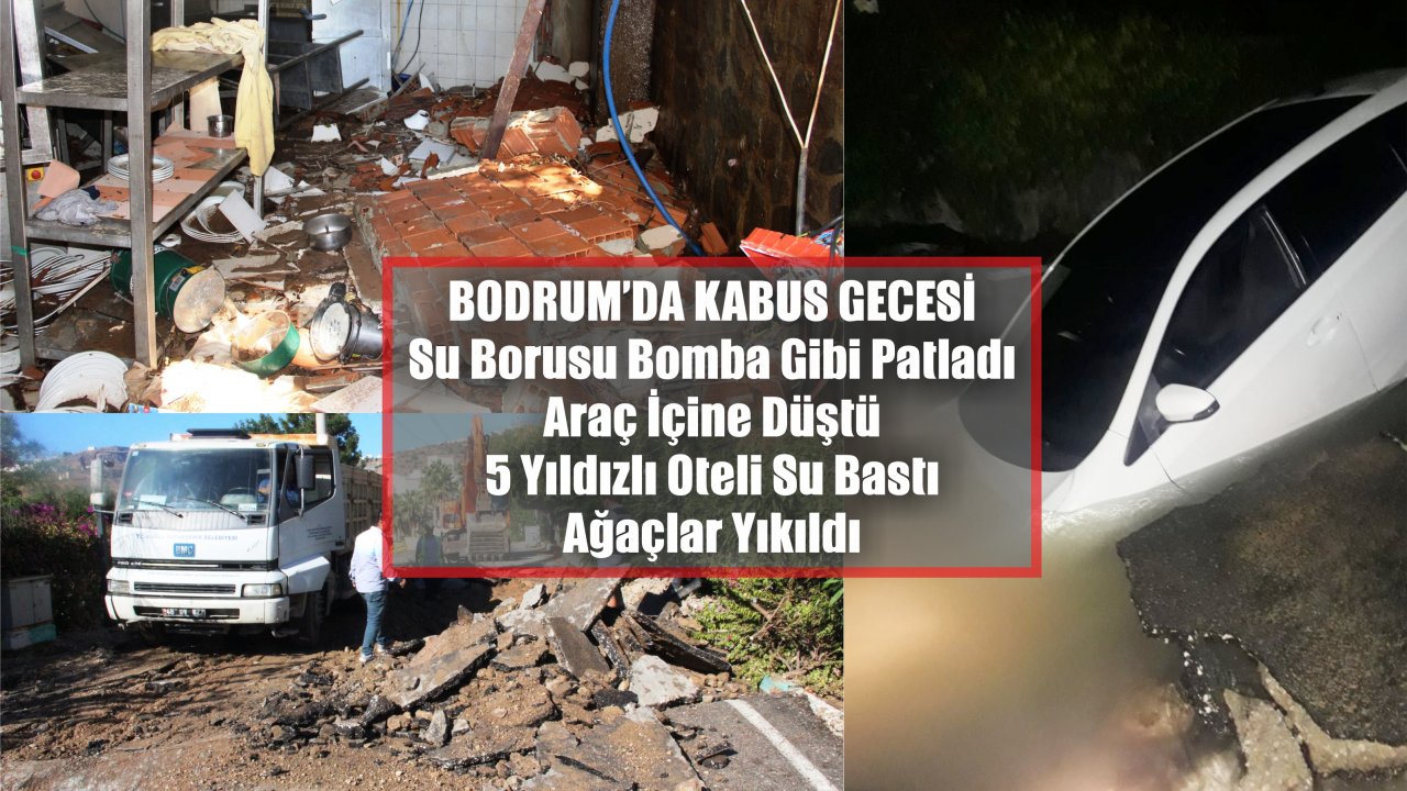 Su Borusu Bomba Gibi Patladı