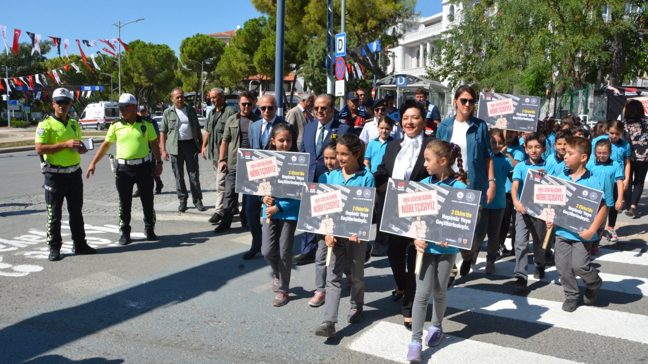 Muğla’da Yaya Geçitlerinde Güvenlik Nöbeti