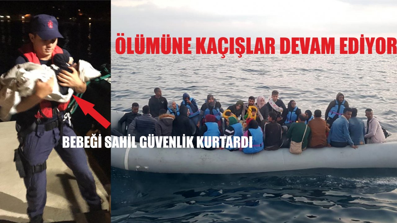 5 Kişilik Lastik Bota 24 Kişi Binip Kaçmaya Çalıştılar
