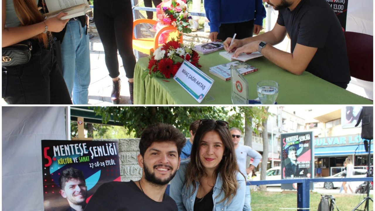 Miraç Çağrı Aktaş, Menteşe’de Okurlarıyla Buluştu