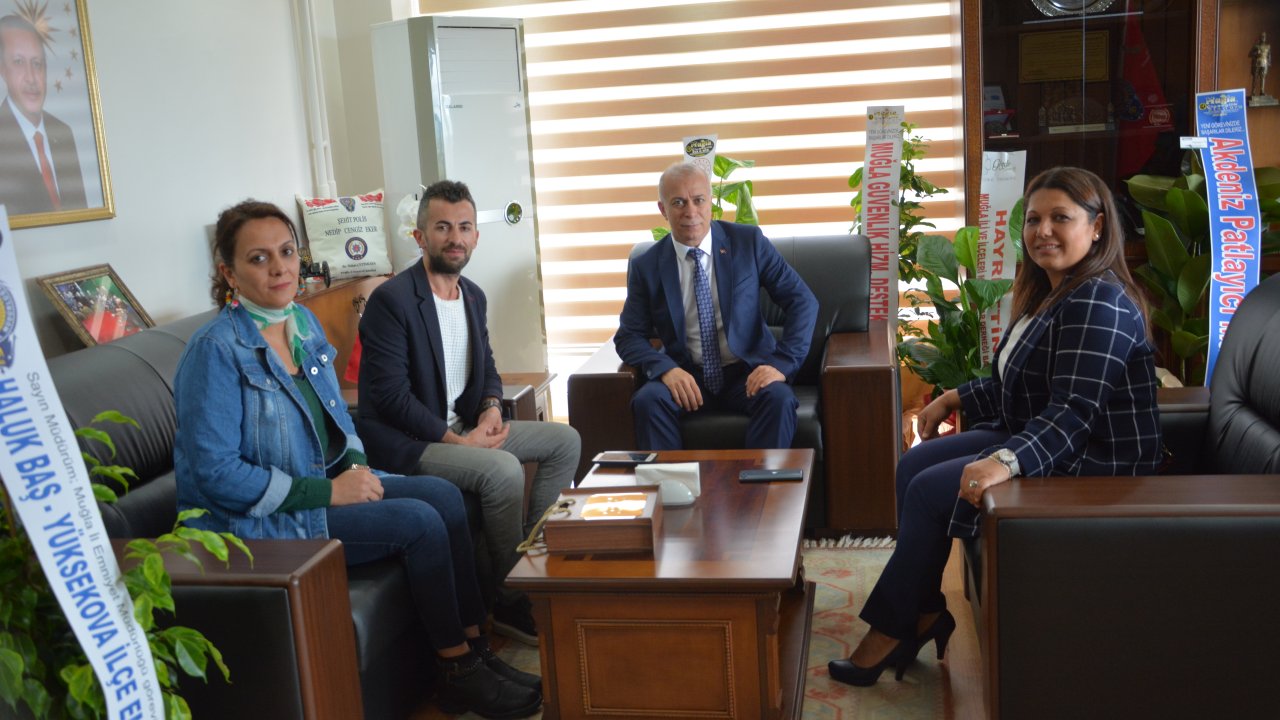 Muğla Gazetesi’nden Muğla İl Emniyet Müdürü’ne Ziyaret
