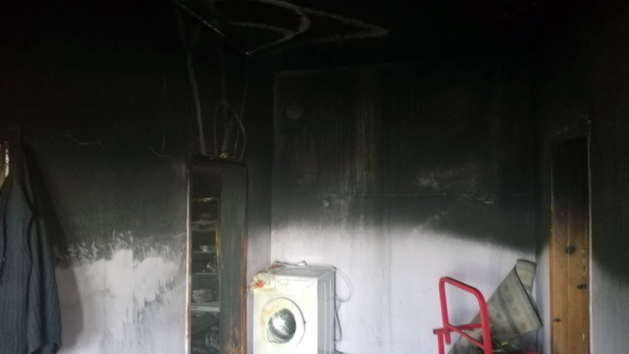 Yangında  Büyük Hasar Meydana Geldi