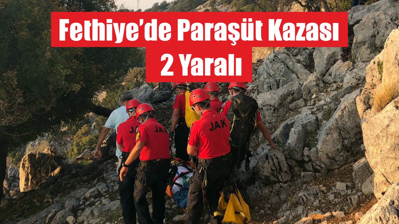 Fethiye'de Paraşüt Kazası