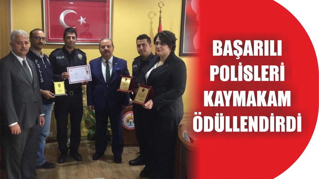 Başarılı Polisler Ödüllendirildi