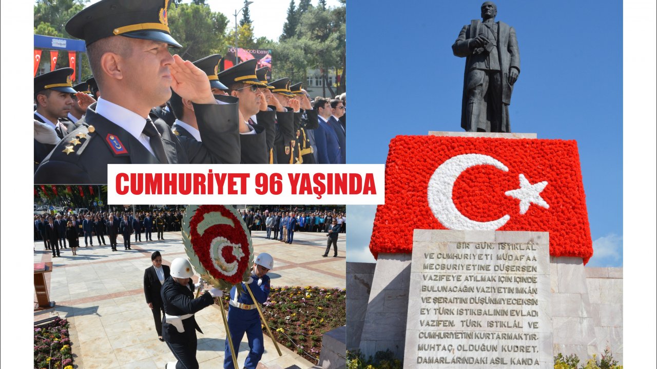 29 Ekim Kutlamaları Çelenk Koyma Töreniyle Başladı