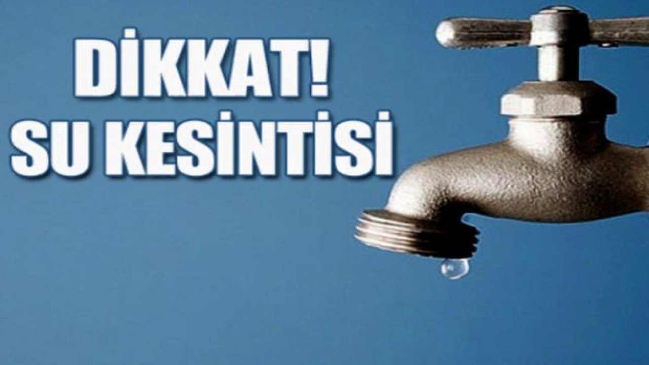 Emirbeyazıt Mahallesi’nde Bugün Sular Kesik