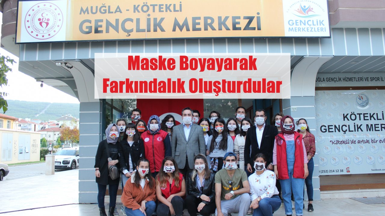 Maske Boyayarak Farkındalık Oluşturdular