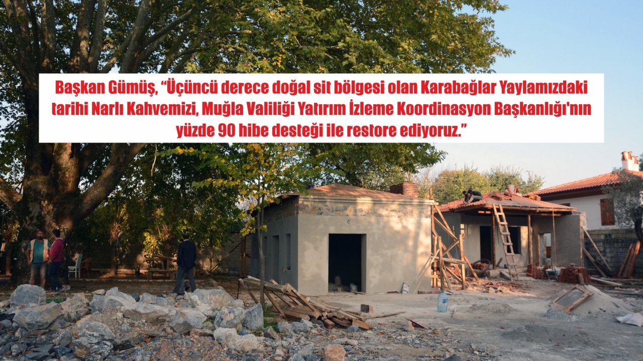 Tarihi Narlı Kahvesi Restore Ediliyor