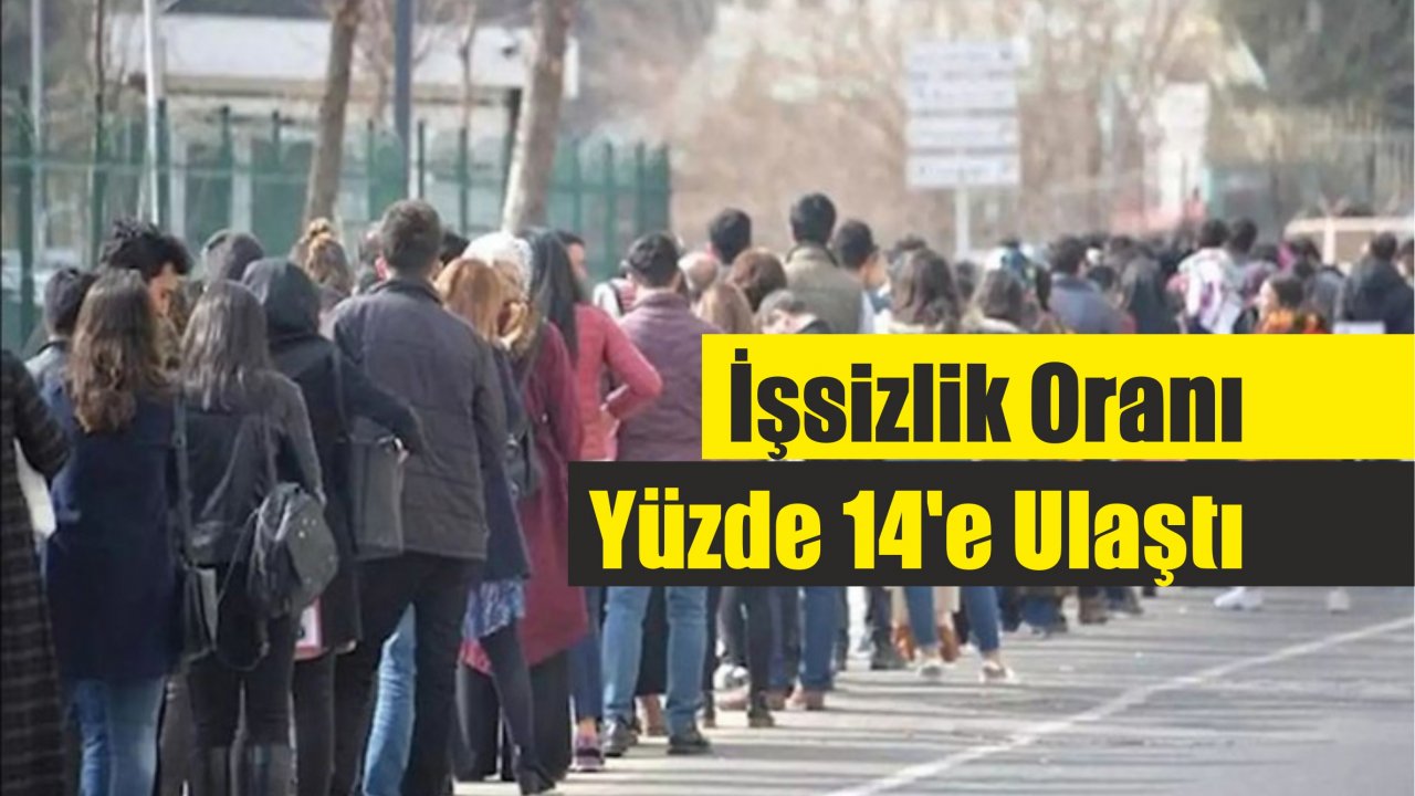 İşsizlik Oranı Yüzde 14’e Ulaştı