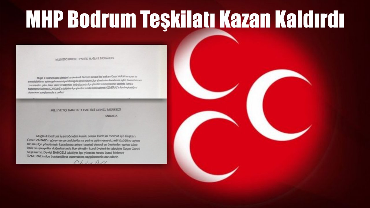 MHP Bodrum Teşkilatı Kazan Kaldırdı