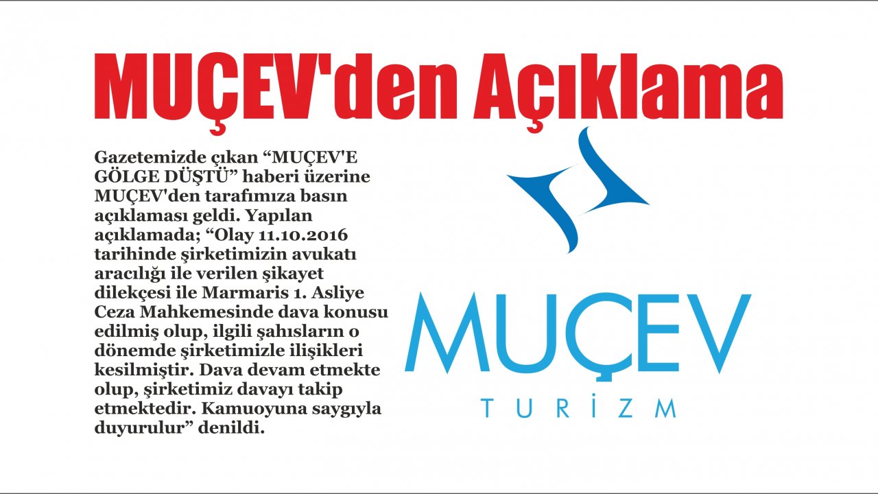 MUÇEV’den Açıklama