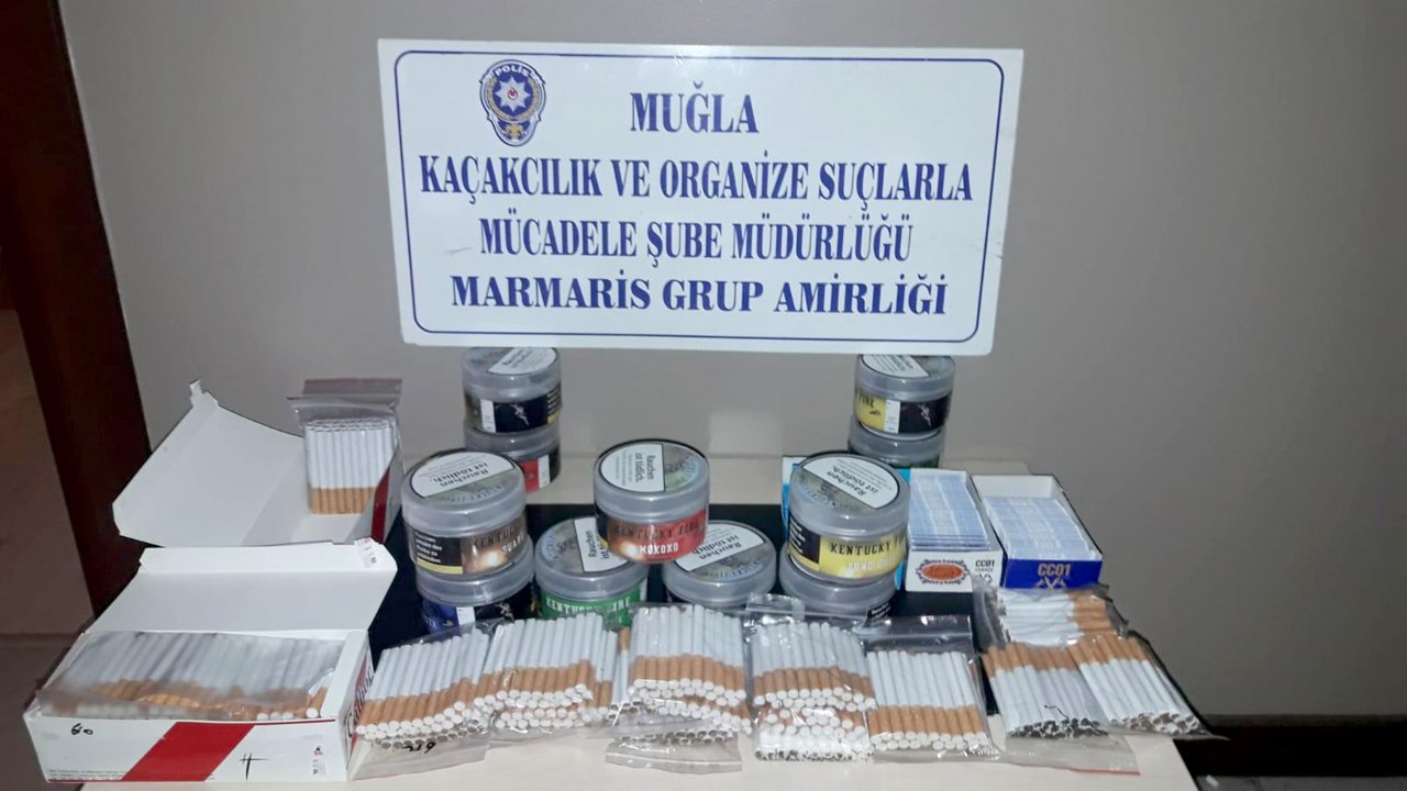 Muğla'da Kaçak Tütün Operasyonu