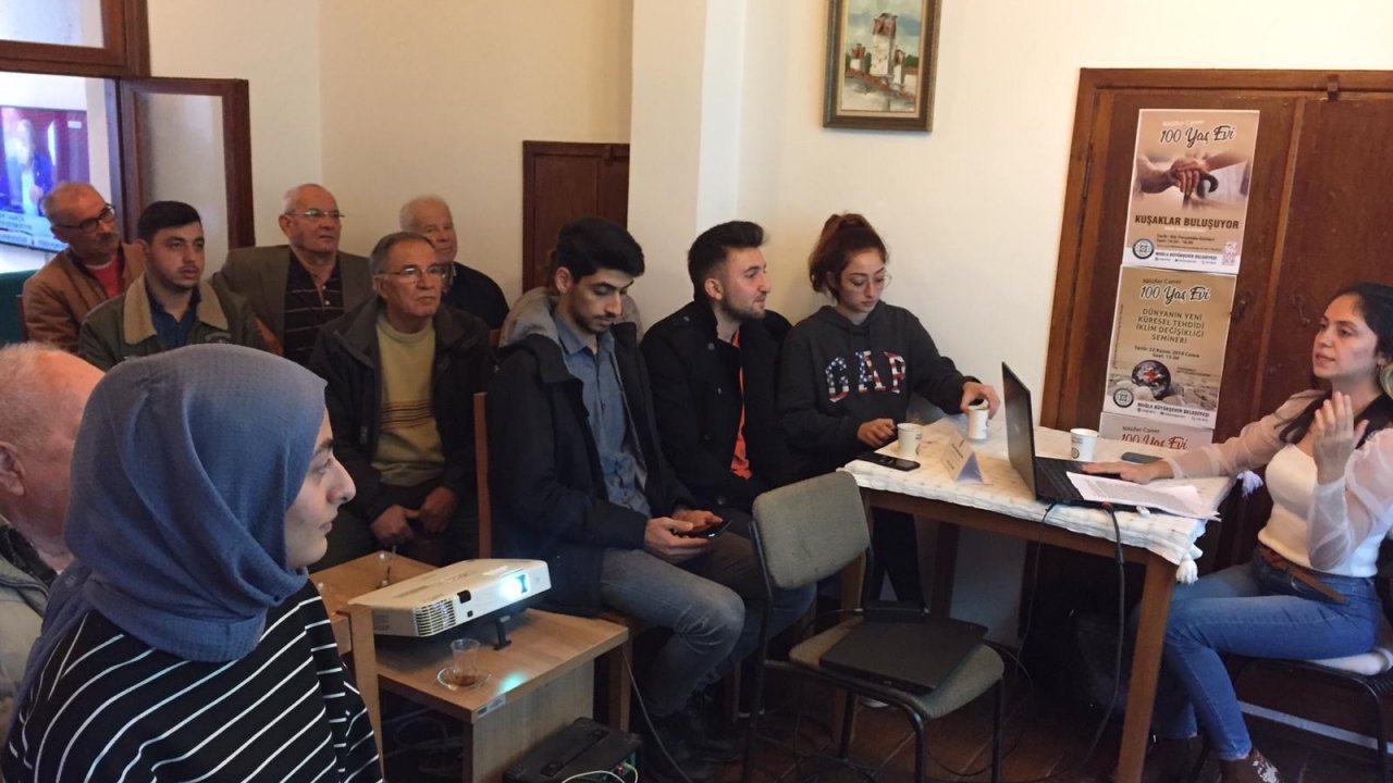 100 Yaş Evi Üyelerine ‘İklim Değişikliği’ Semineri Verildi
