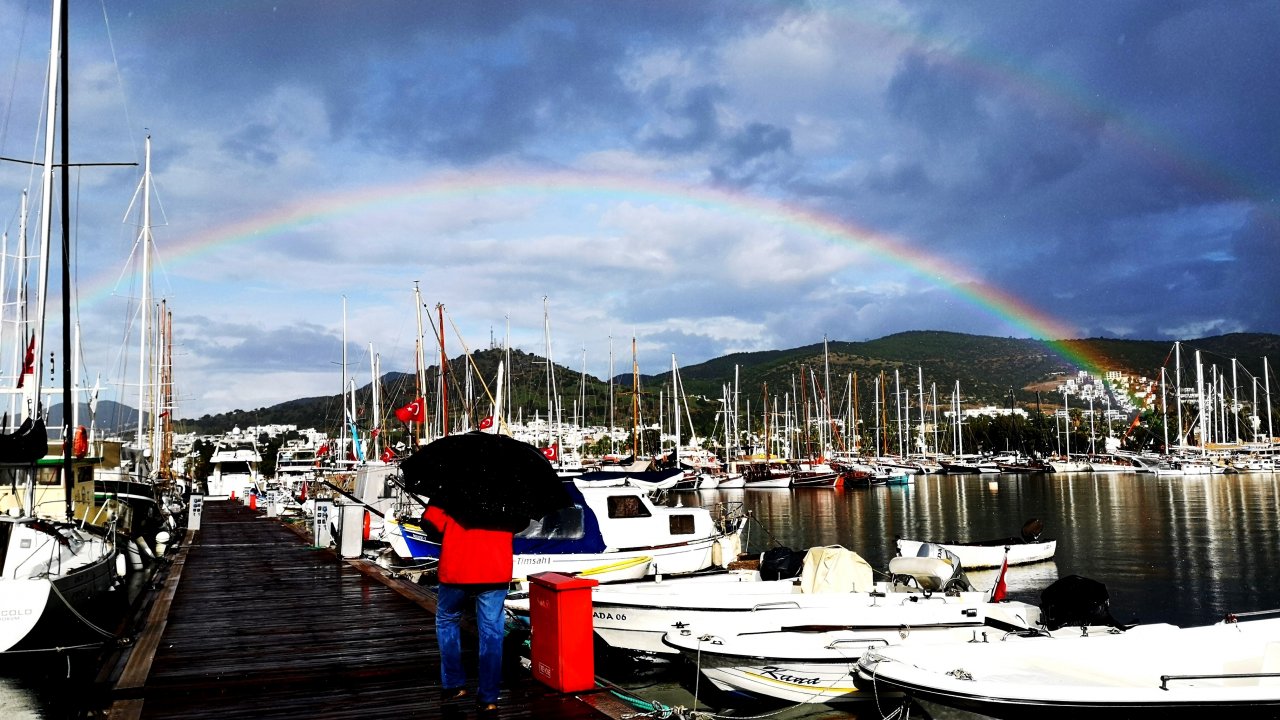 Çift Gökkuşağı Kendine Hayran Bıraktı