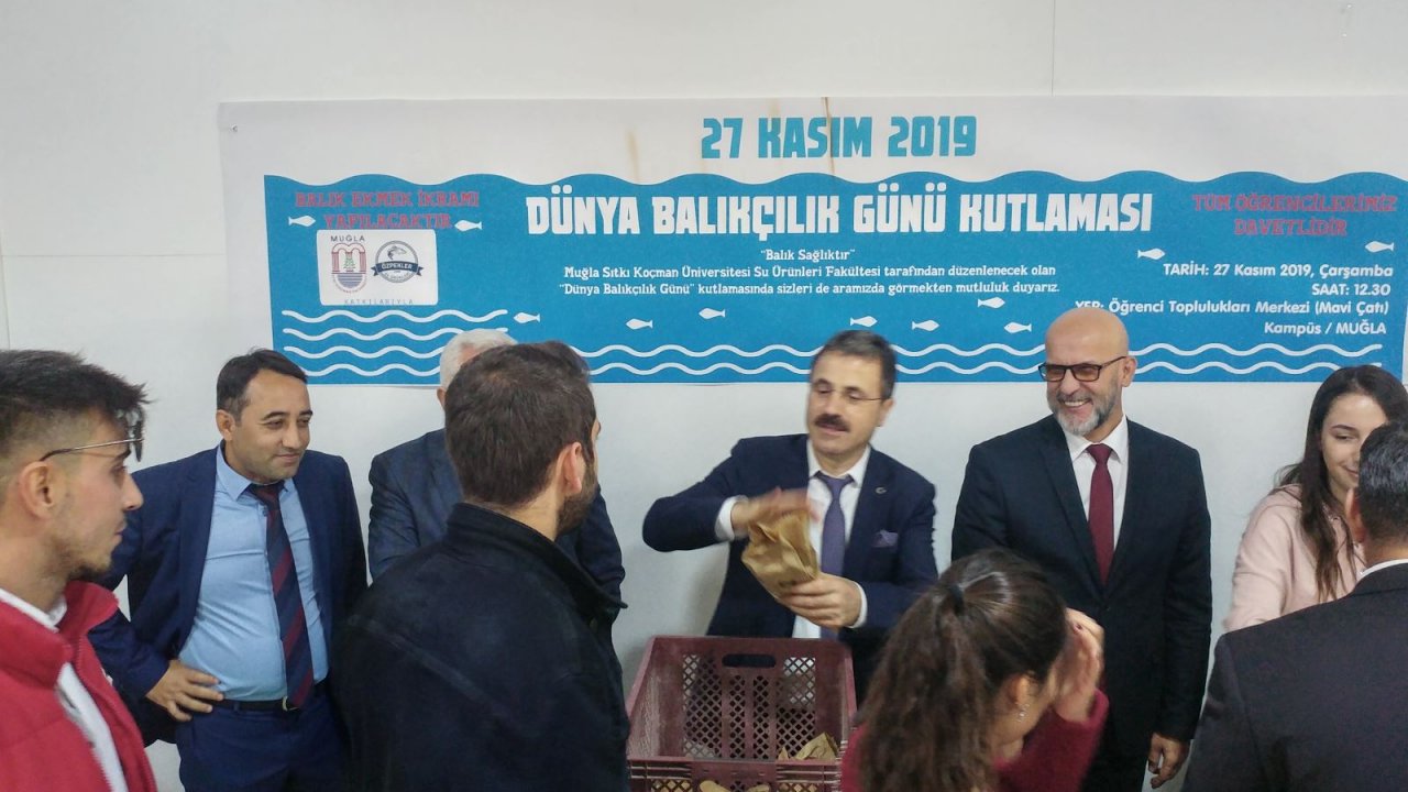 Üniversite’de 2 Bin 500 Balık Dağıtıldı