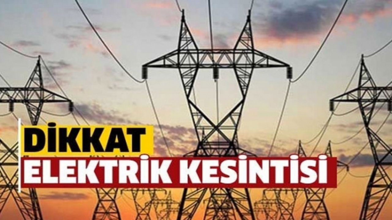 Orhaniye Mahallesi’nde Elektrik Kesintisi