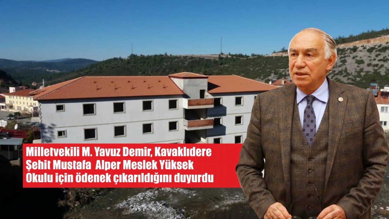 Vekil Yavuz Demir’den Müjde