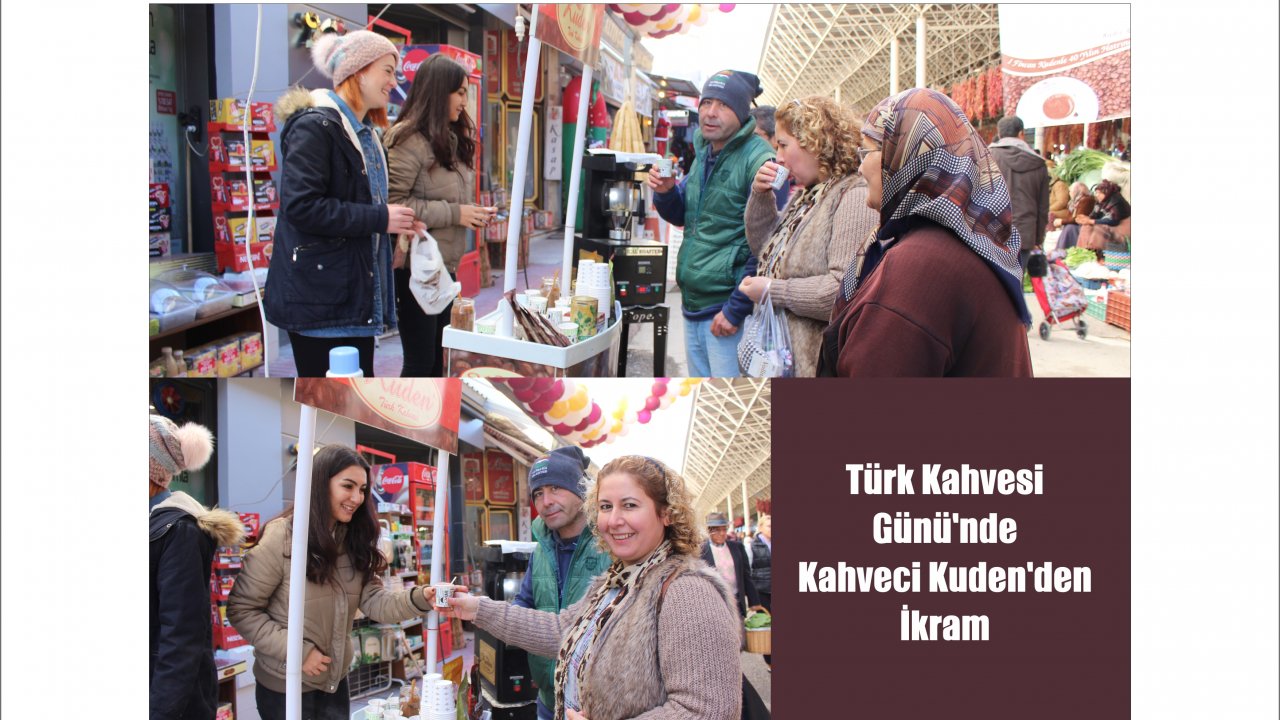 Türk Kahvesi Günü’nde Kahveci Kuden’den İkram