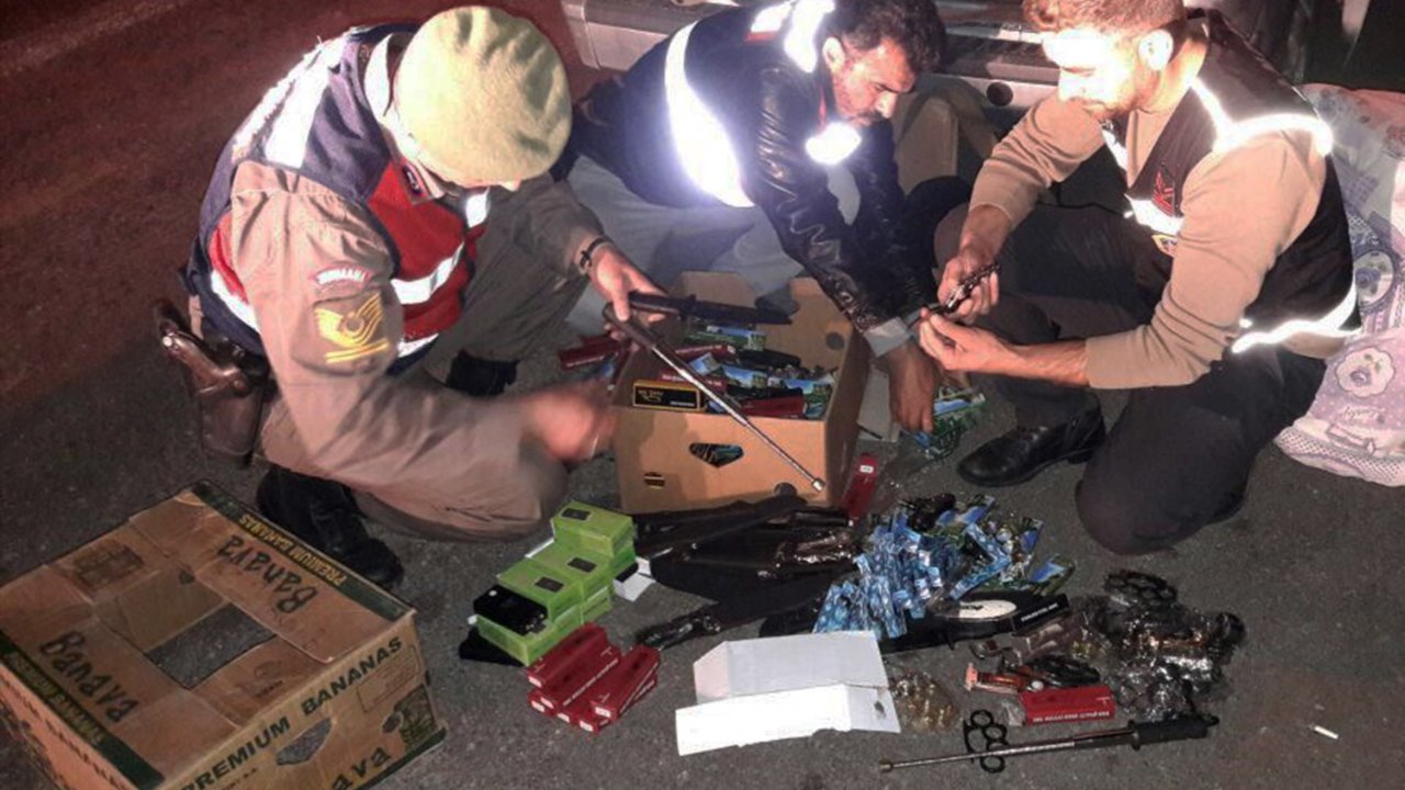 Huzur operasyonunda ele geçirildiler