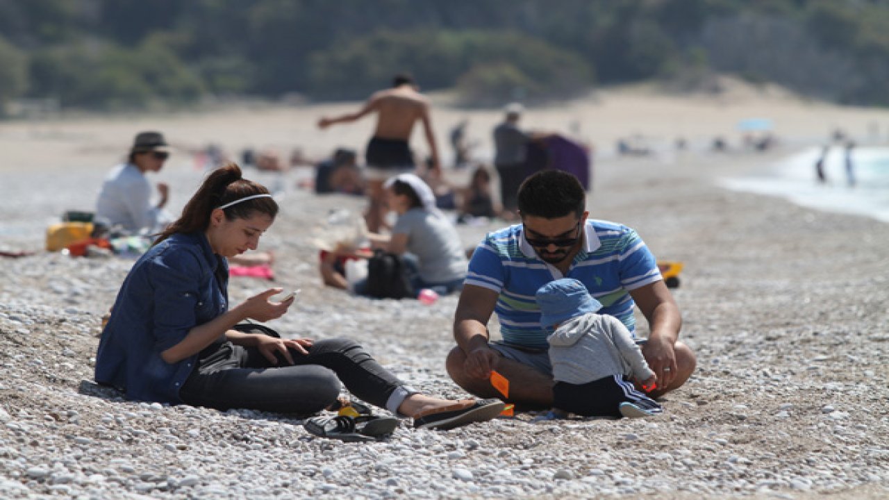 Sıcağı gören kendini denize attı