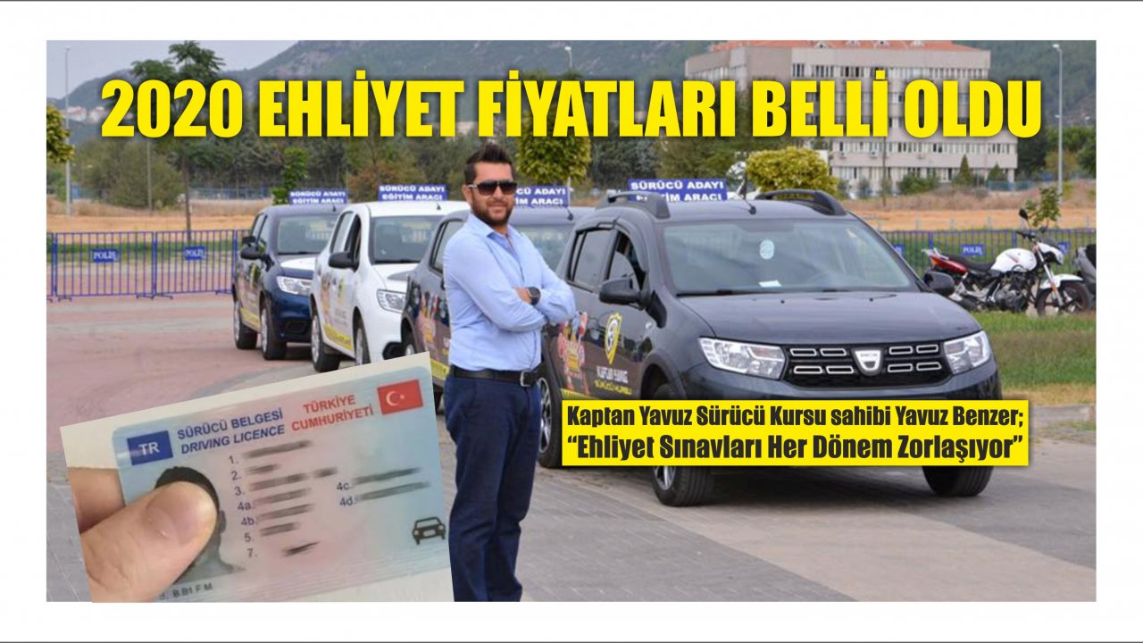 2020 Ehliyet Fiyatları Belli Oldu