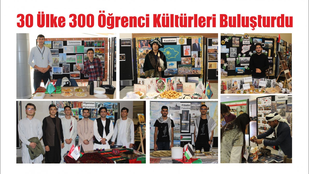 30 Ülke 300 Öğrenci Kültürleri Buluşturdu