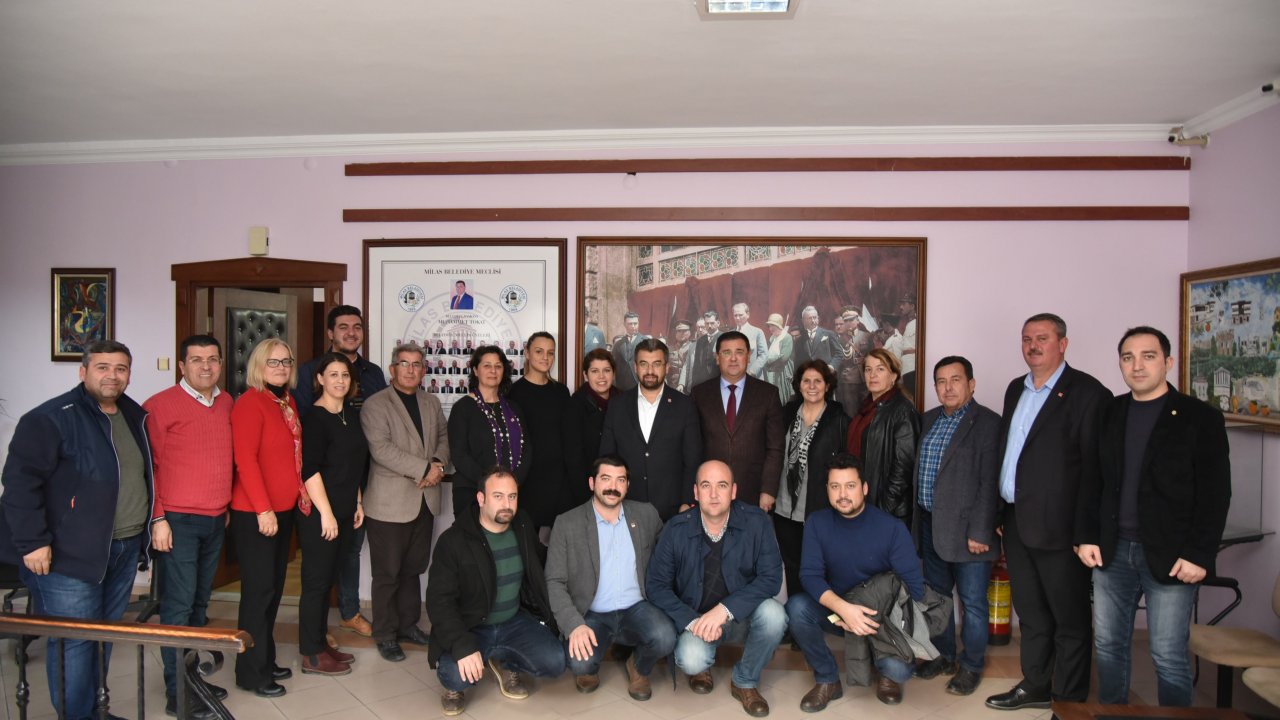 CHP Milas İlçe Yönetimi Başkan Tokat’ı Ziyaret Etti
