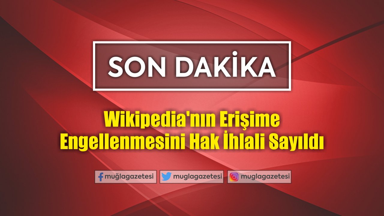 Wikipedia'nın Erişime Engellenmesini Hak İhlali Sayıldı