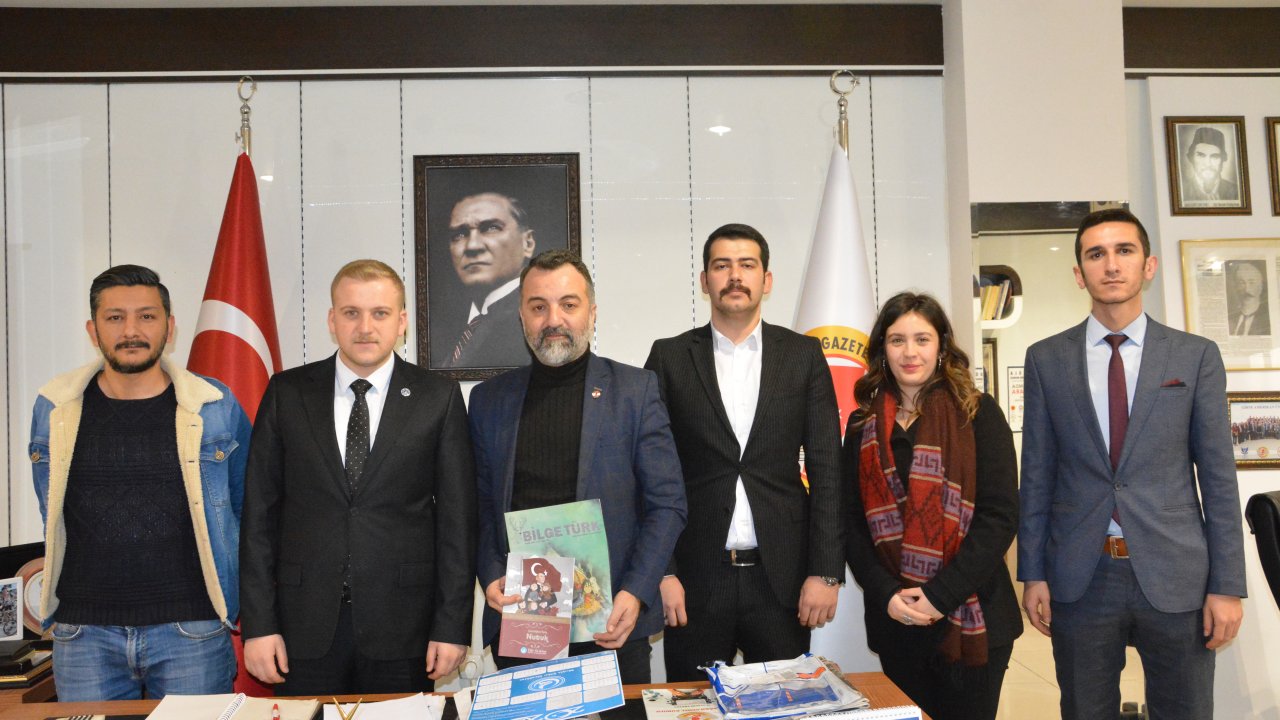 Ülkü Ocaklarından Gazeteciler Cemiyetine Ziyaret