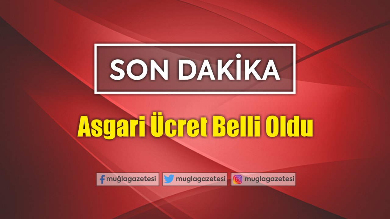Asgari Ücret Belli Oldu