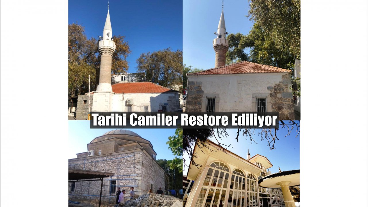 Muğla’daki Tarihi Camiler Restore Ediliyor