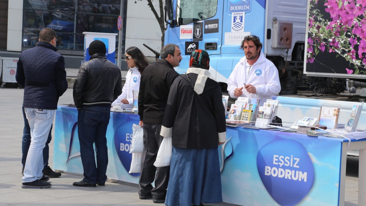 Eşsiz Bodrum Tanıtım Tırı İstanbul’da