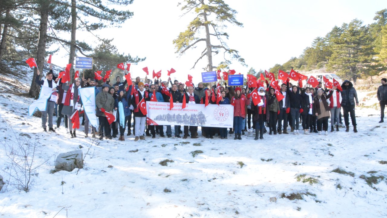Sarıkamış Şehitlerini Anma Yürüyüşü Yapıldı