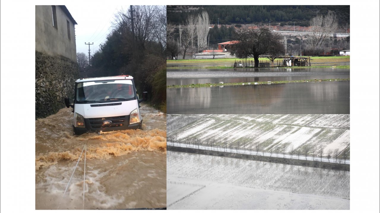 Muğla'da Sağanak Etkili Oldu