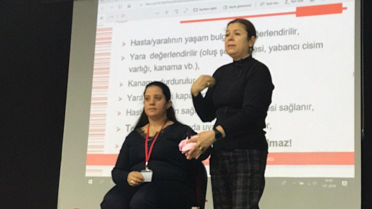 Eğitim Servis Şoförlerine İlk Yardım Eğitimi Veriliyor