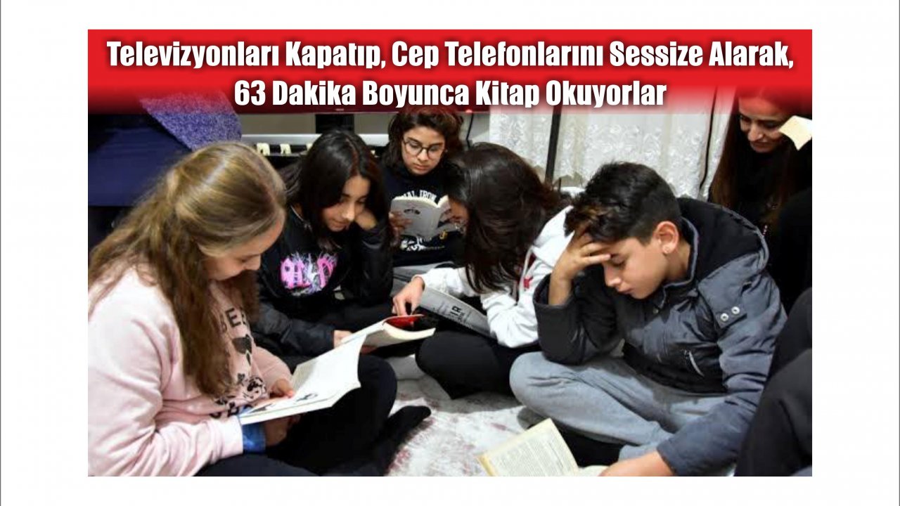 Televizyonu Kapatıp, Kitap Okuyorlar
