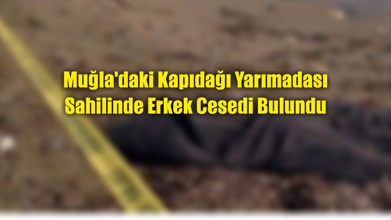 Sahilde Erkek Cesedi Bulundu