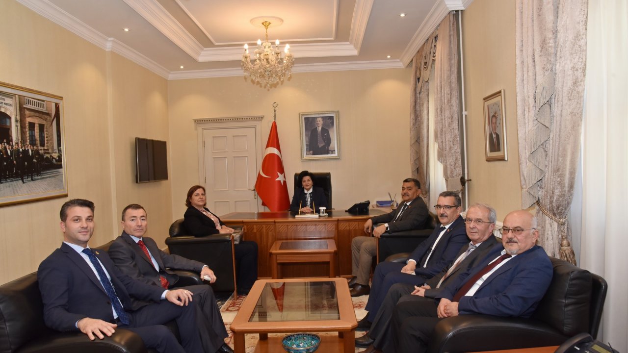 Muhtarlar Federasyonu’ndan Vali Civelek’e ziyaret