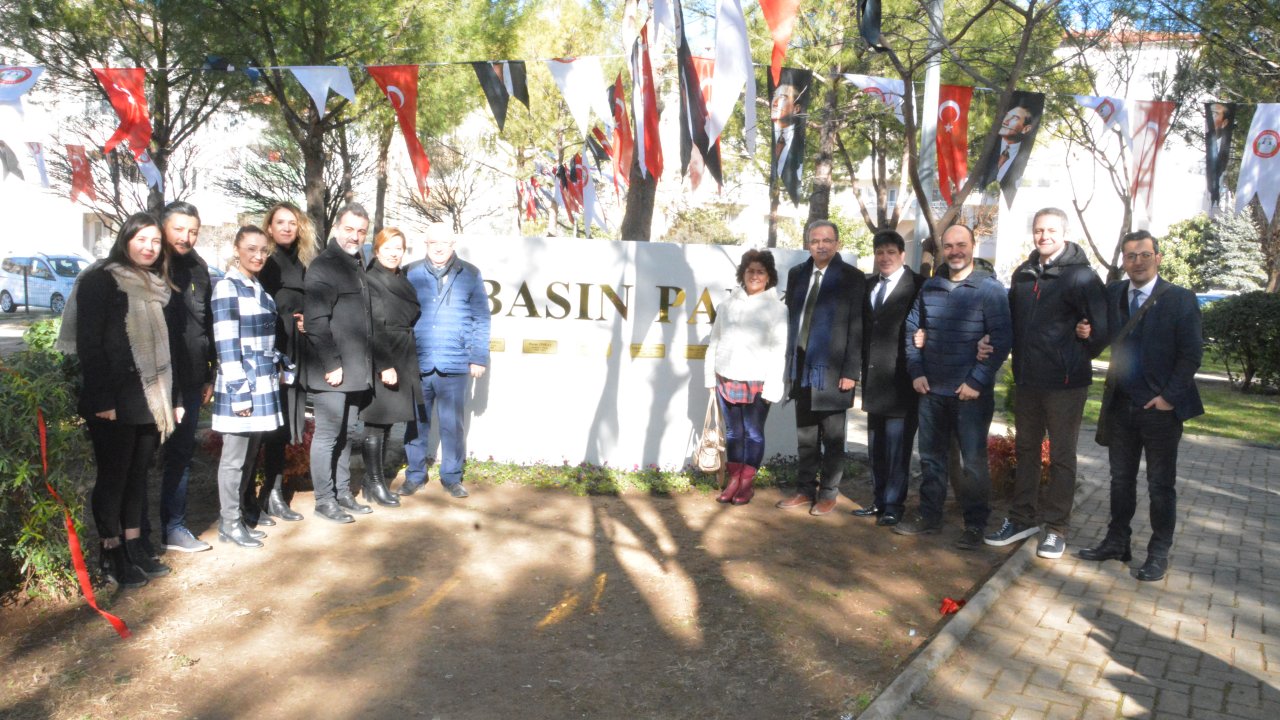 MGC ve Menteşe Belediyesinden İşbirliği:  Gazeteciler Günü’nde Basın Parkı Açıldı