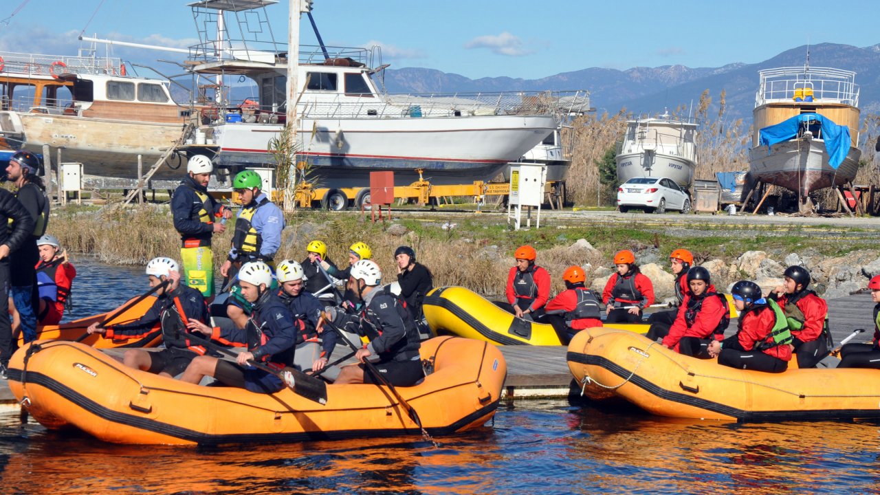 Rafting Milli Takımı, Muğla'da Kampa Girdi